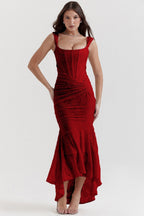 Stretch Mesh Jacquard Mermaid Formal Dress image 14