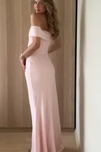 Off-Shoulder Waist Cinching Split Evening Party Dress image 2