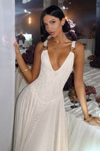 Mesh A-Line Bodycon Maxi Dress image 3