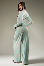 Stripe Button Cord Easy Two Piece Set image 7