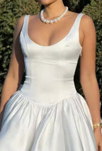Bow Spaghetti Strap Party Cocktail Dress image 4