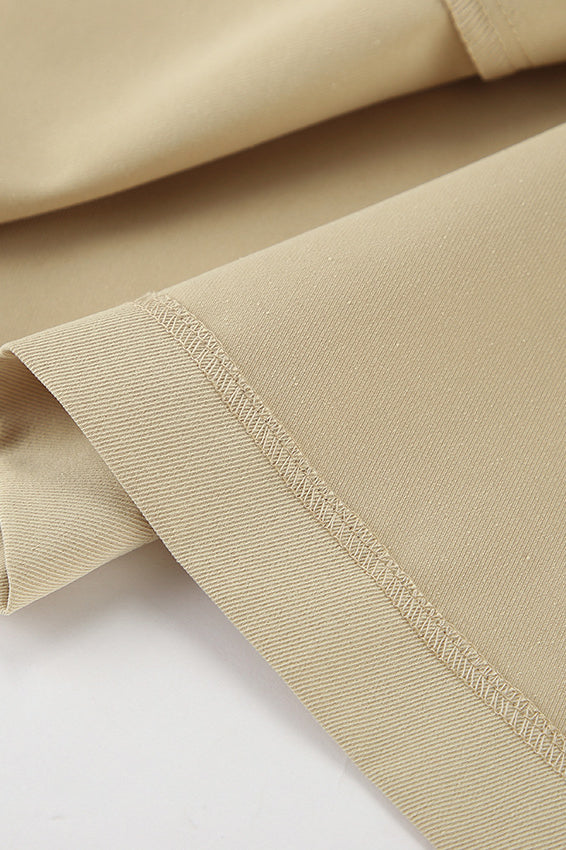 French Khaki Utility Trench Coat image 7