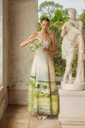 Oil Painting Scenic Cami Elegant Maxi Dress image 1