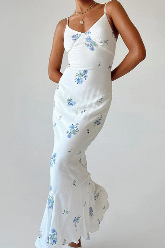 Floral Print Slim Cami Maxi Dress image 5