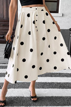 Polka Dot Elastic Waist Skirt image 2