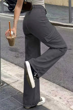 Pocket Cargo Straight Pants image 5
