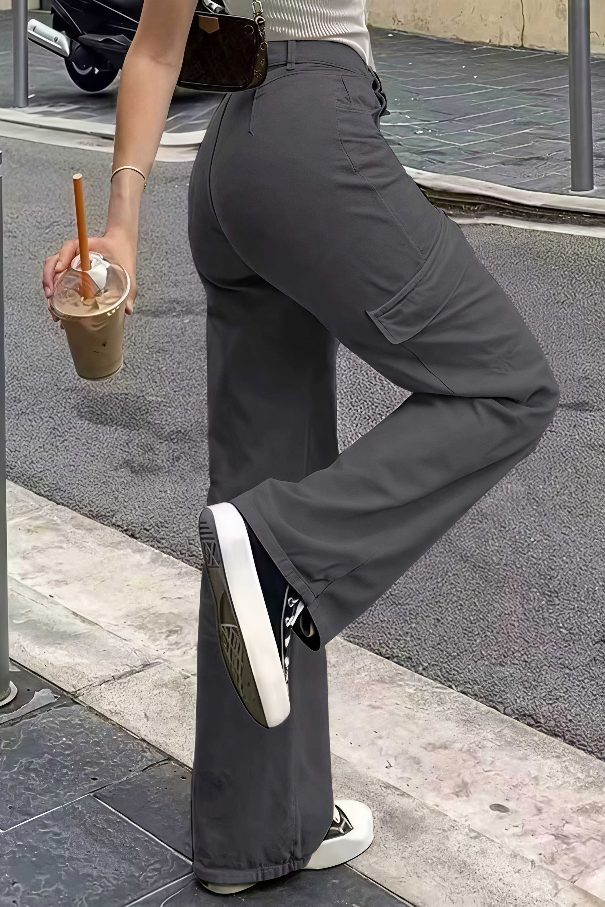 Pocket Cargo Straight Pants image 5