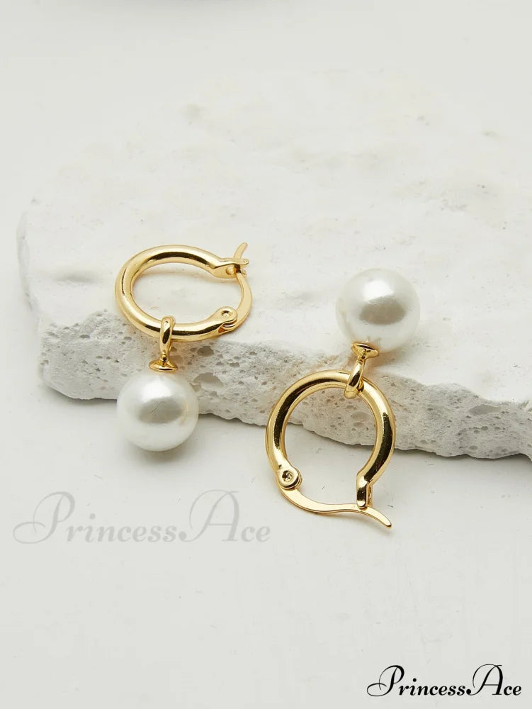 1pc Faux Pearl Drop Earrings image 2