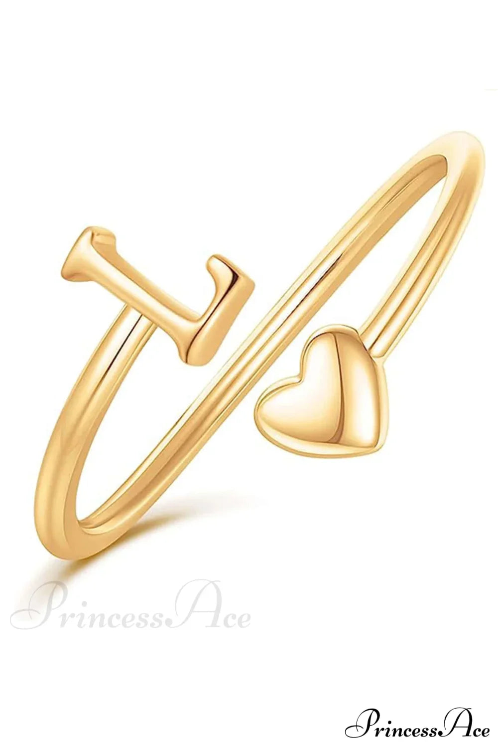 1pc Minimalist Style Heart Shaped Glittery Ring image 9