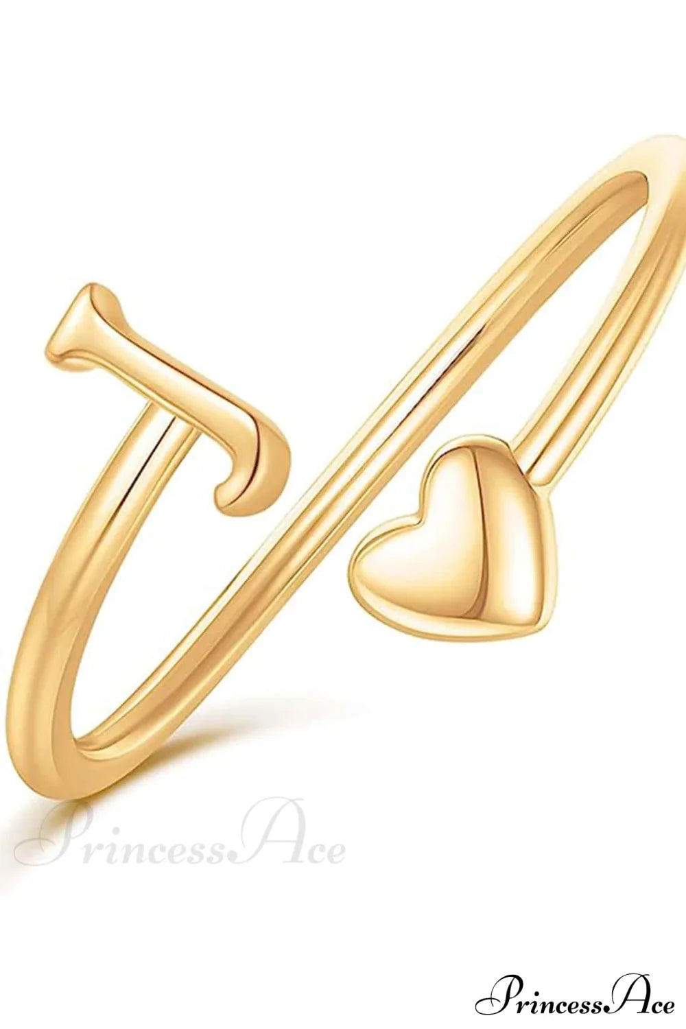 1pc Minimalist Style Heart Shaped Glittery Ring image 6