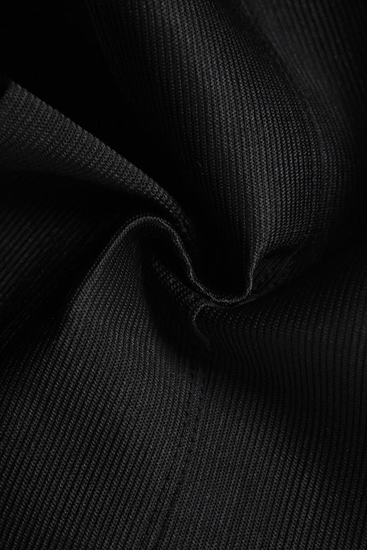 Solid Off Shoulder Tie Cutout Blouse image 7