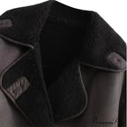 Faux Leather Wool Blend Jacket image 6