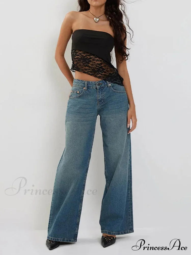 Women Chest Wrapping Solid Lace See Through Backless Casual Chic Strapless Crop Going Out Sleeveless Camis Tank top image 4