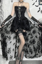 Sheer Lace Gothic Dress image 2
