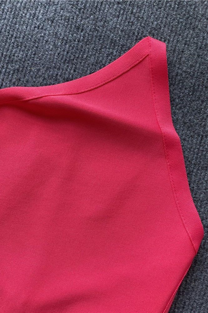 One Shoulder Backless Party Dress image 13