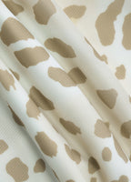 Leopard Print Deep V Halter Mini Dress image 5