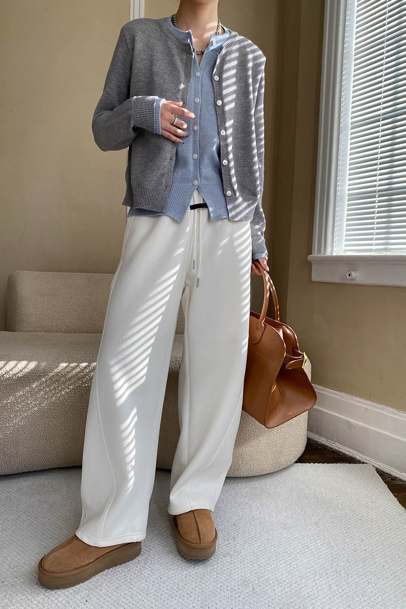 Contrast Panel Layering Cardigan image 11
