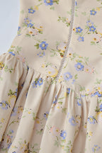 Chic Vintage Floral Cami Slim Fit Maxi Dress image 7
