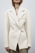 Vintage Double Lapel Loose Fit Blazer image 3