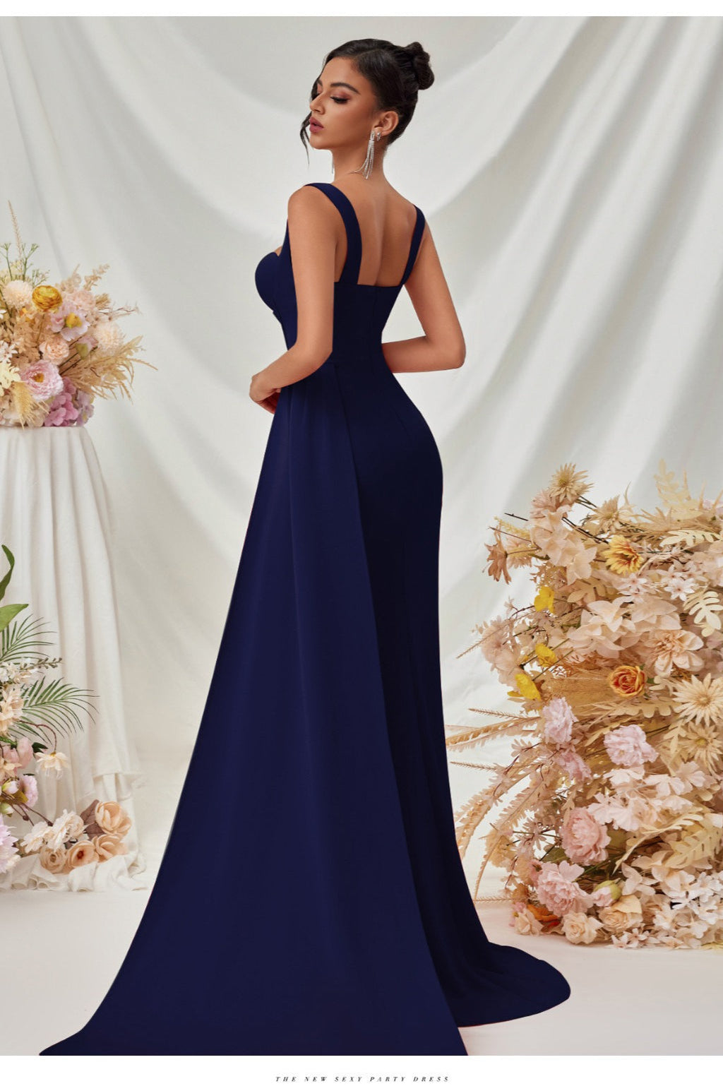 Sexy Bodycon Slit Maxi Party Dress image 11