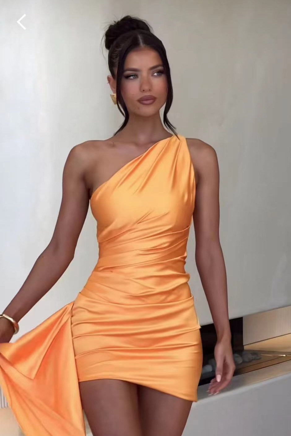 One-Shoulder Bodycon Cocktail Dress image 3