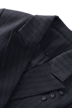 Elegant Striped Notch Blazer image 5