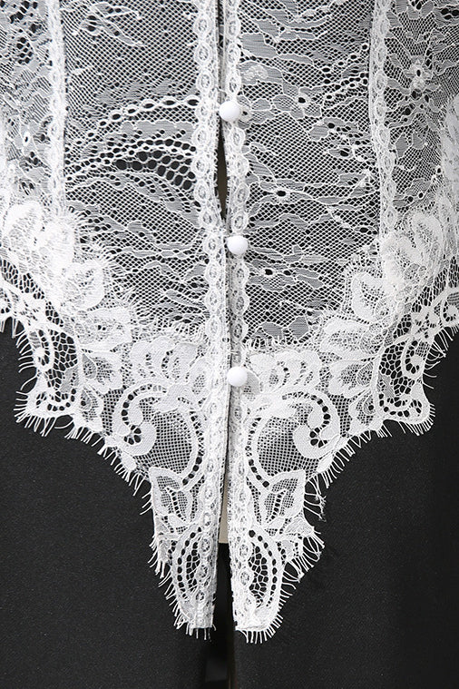 Elegant Lace Corset Coat image 5