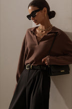 French-Style Lapel Knit Sweater image 3