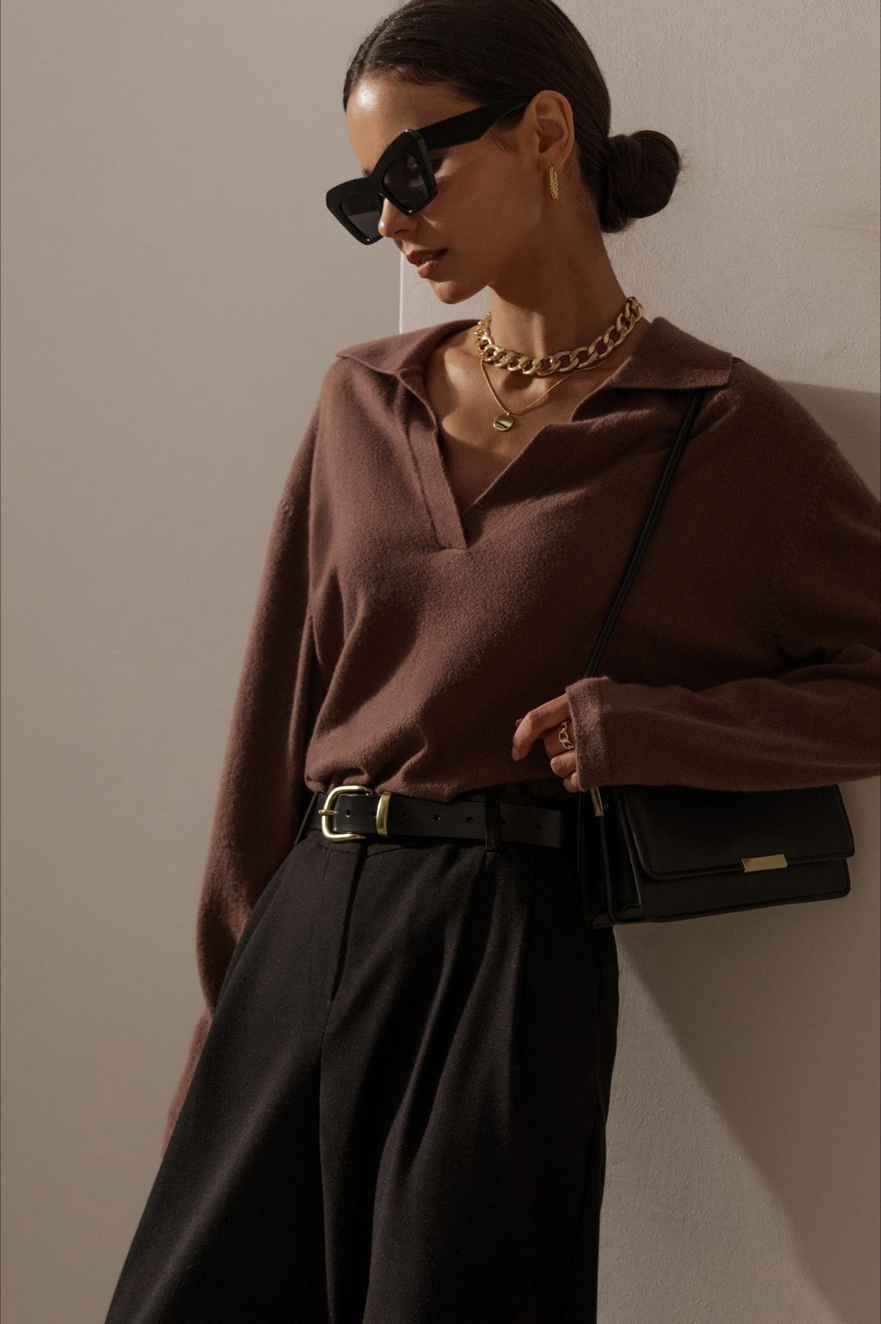 French-Style Lapel Knit Sweater image 3