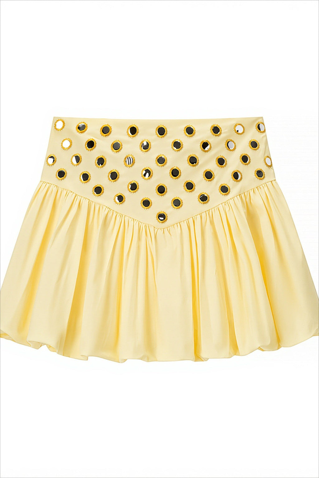 Sexy Metal Detail Ruffle Cami Skirt Sets image 6