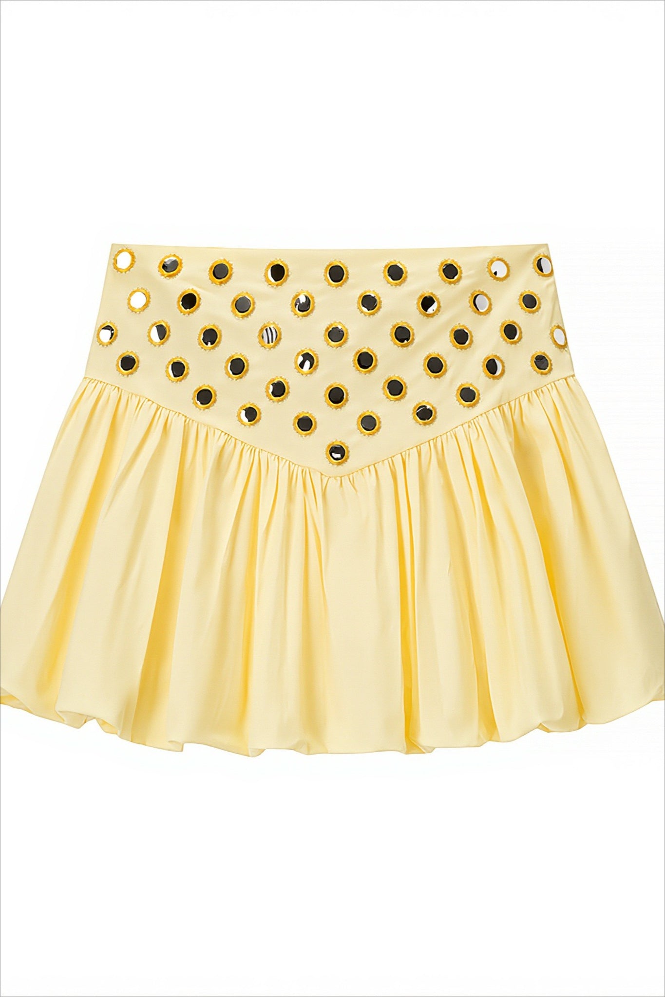 Sexy Metal Detail Ruffle Cami Skirt Sets image 6