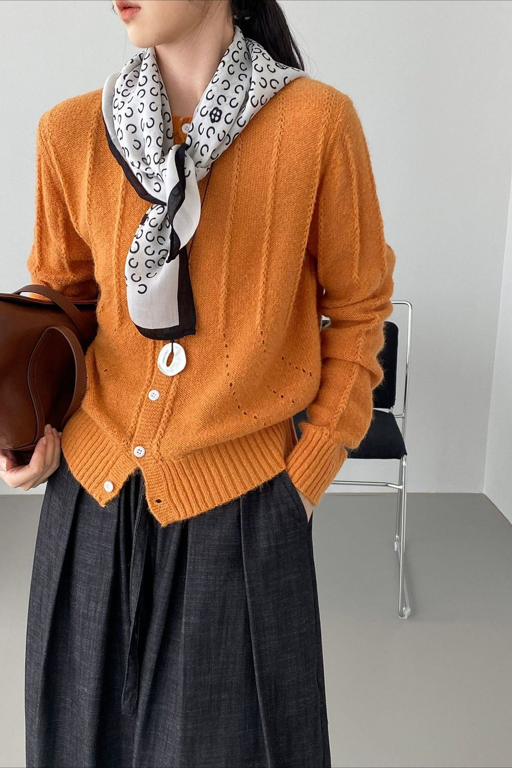 Atmospheric Wool Knit Cardigan image 17