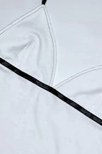 Chic Minimal White Crop Cami Top image 6