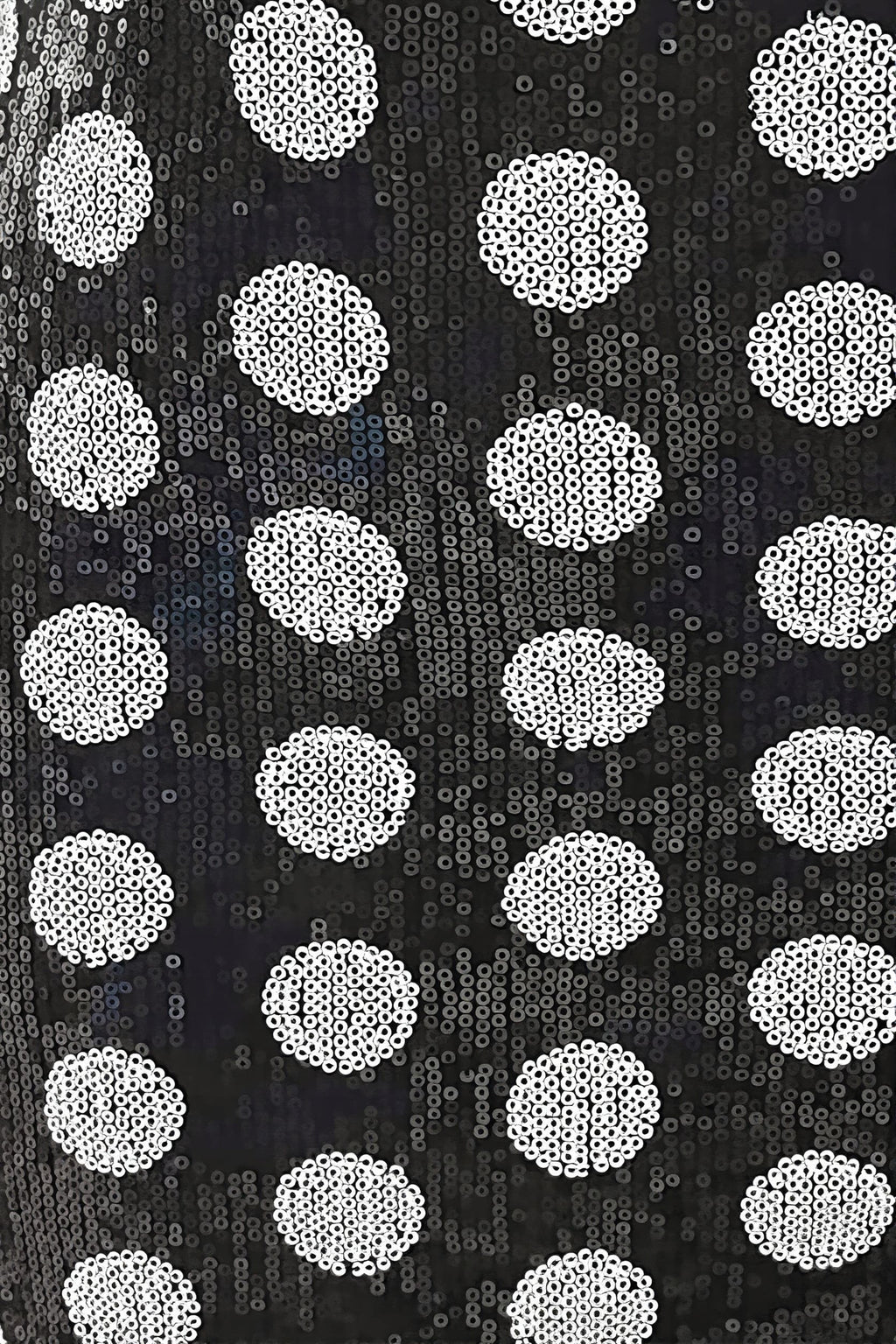 Sequin Slim Polka Dots Mini Skirt image 5