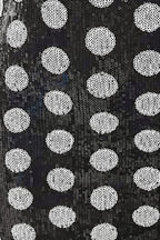 Sequin Slim Polka Dots Mini Skirt image 5