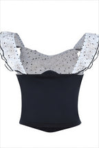 Ruffled Polka Dot Slim Waist Cami Top image 6