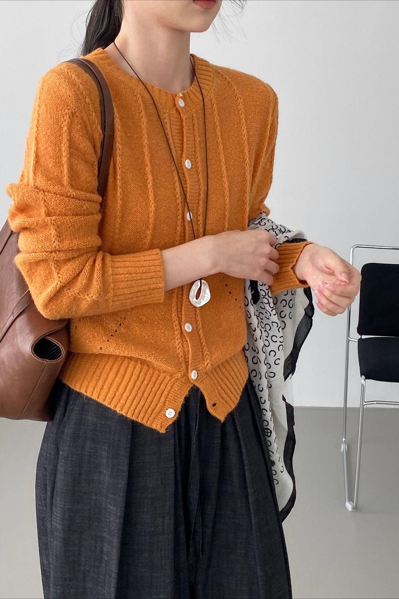 Atmospheric Wool Knit Cardigan image 18