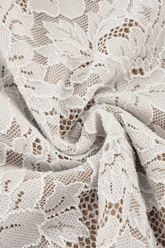 Elegant Lace Cover Up Wrap Skirt Set image 7