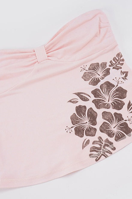Casual Bow Pleated Floral Knit Blouse image 3