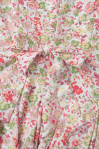 Peter Pan Collar Floral Puff Sleeve Button Mini Dress image 8