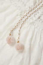 Lace Cami Solid Swing Long Boho Dress image 5