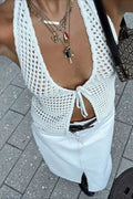 Open Back Sleeveless Cover Up image 1