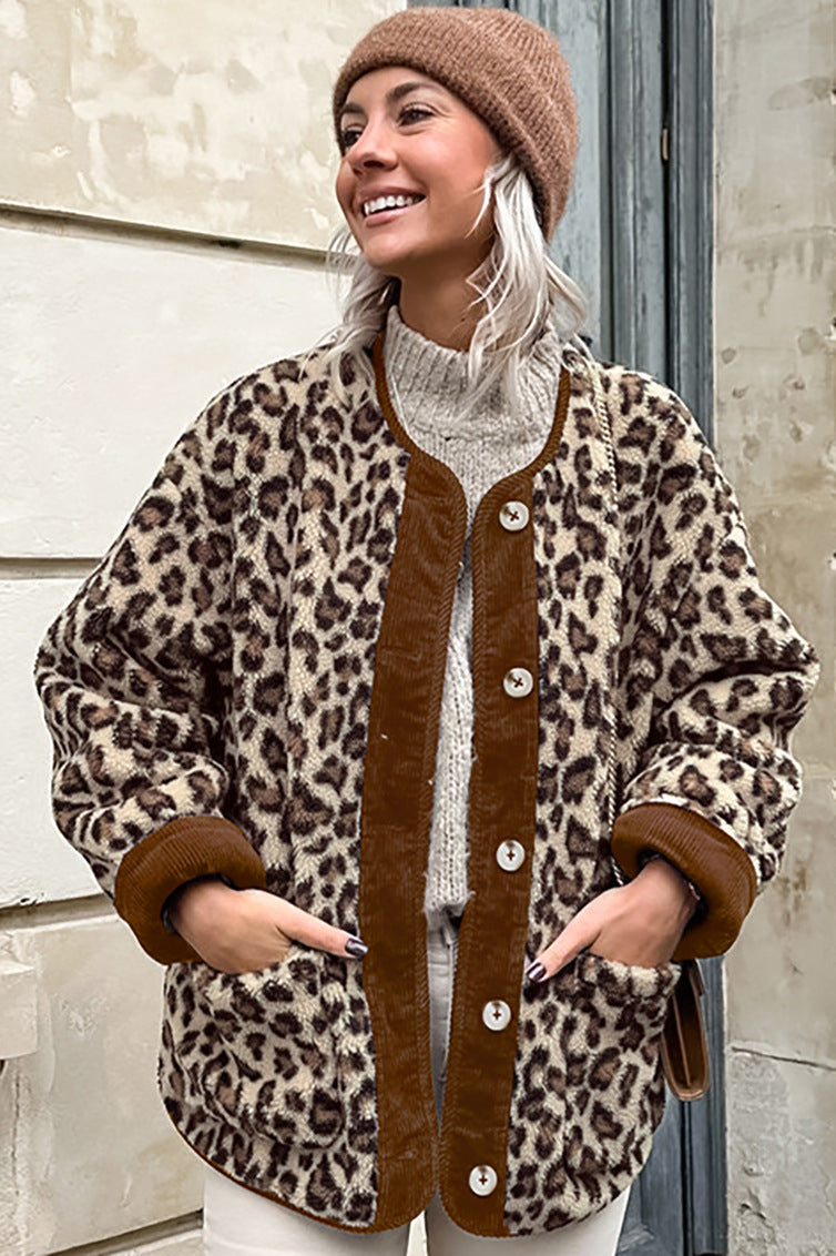 Trendy Faux Shearling Coat image 2