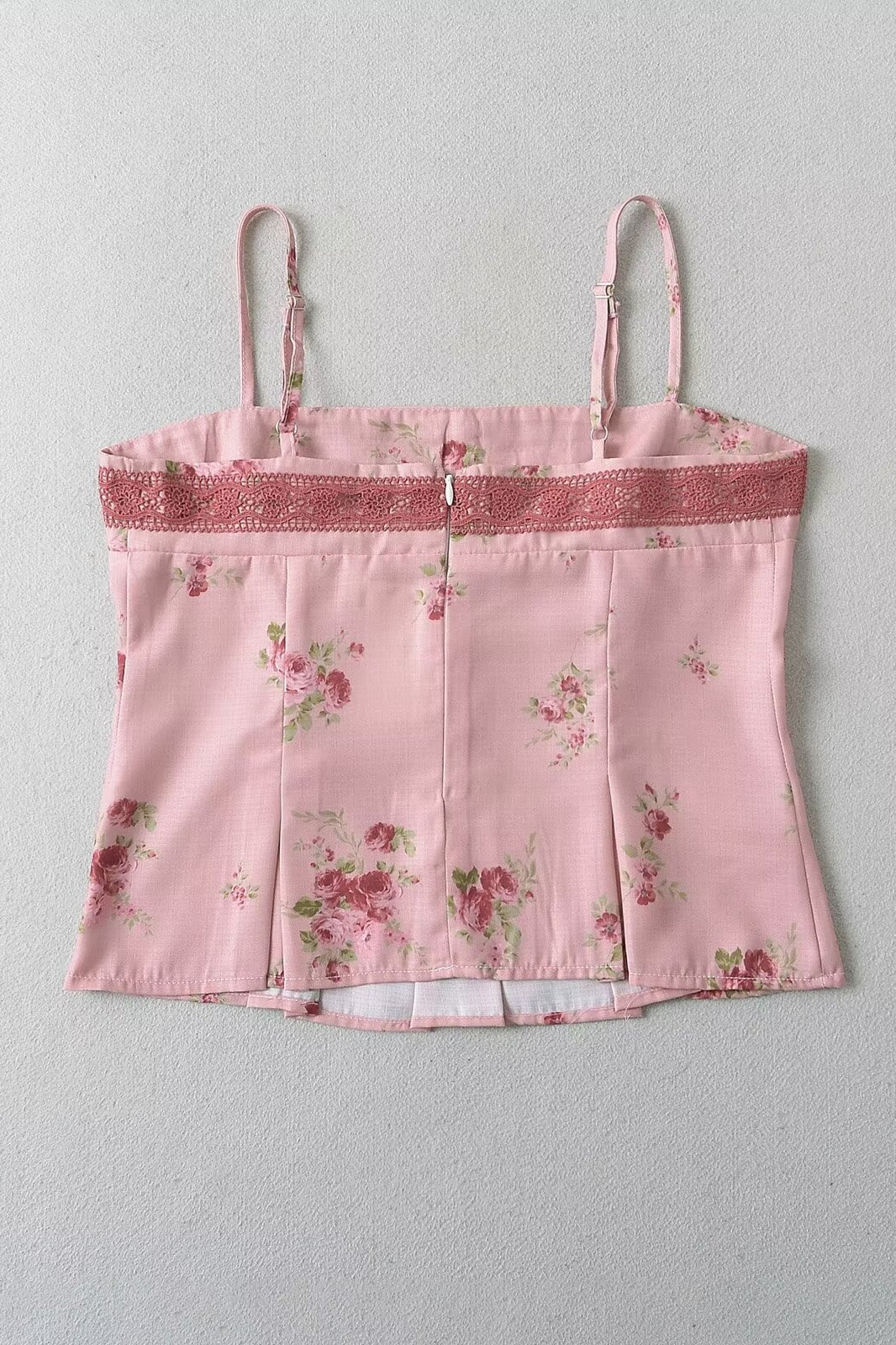 Pure Desire Floral Print Ruffled Cami Top image 5