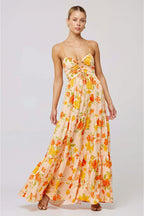 Floral Splice Swing Cami Maxi Dress image 1