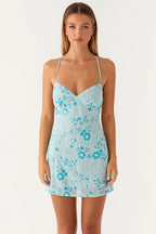 Sequin Embroidery Cami Mini Dress image 8
