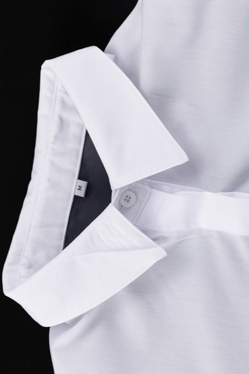 Chic Long Sleeve Lapel Organza Blouse image 4