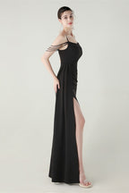 Satin Spaghetti Strap Mermaid Party Dress image 15
