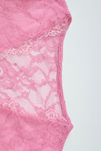 Sexy Long Sleeve Tie Front Lace Blouse image 12