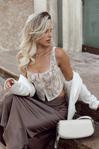 Lace Cami Top Sexy Elegant Sleeveless Cami Top image 2